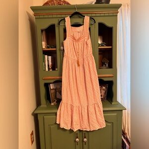 Old Navy Plaid Maxi Dress